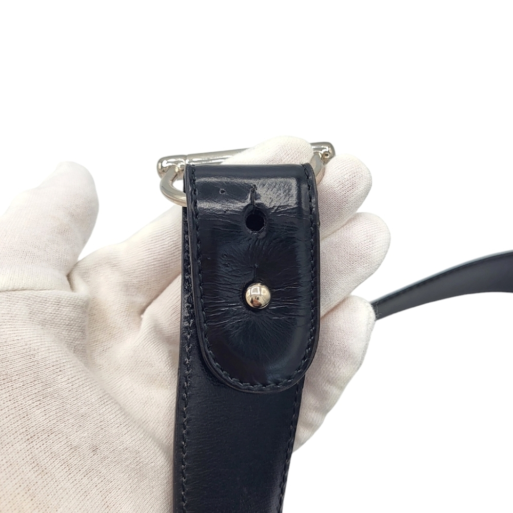 Gucci Tom Ford Oversized Horsebit Belt Black 80 - Picture 9 of 16